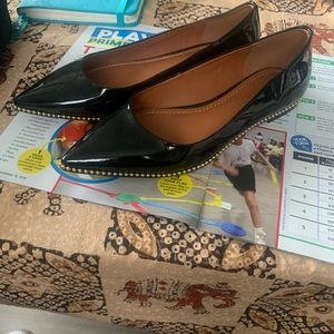 Black Patent leather COACH shoes